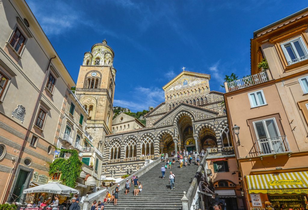 Il Duomo di Amalfi con la sua bellissima scalinata