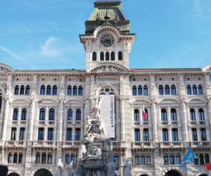 Palazzo del Comune in piazza unita' d'Italia a Trieste