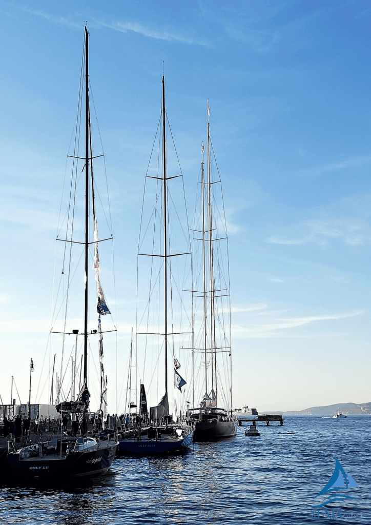 Barche ormeggiate al porto di Trieste
