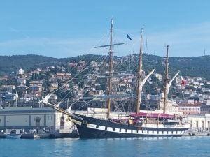 La nave Palinuro a Trieste